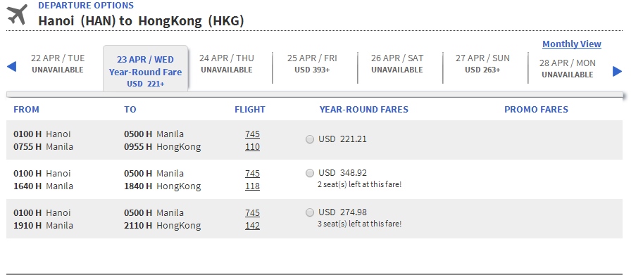 Chinasouthern Airlines đi Hồng Kông