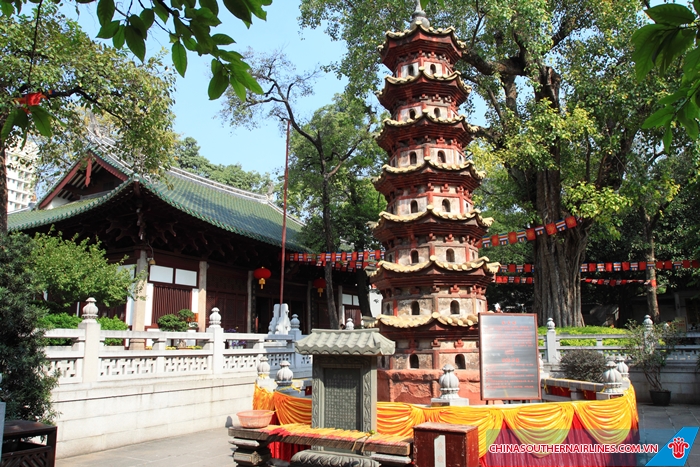Đền, chùa ở Quảng Châu có lối kiến trúc khá độc đáo, thu hút