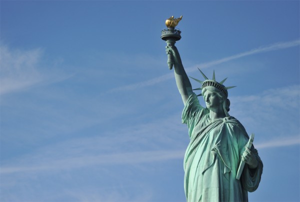 Tượng nữ thần tự do biểu tượng của nước Mỹ