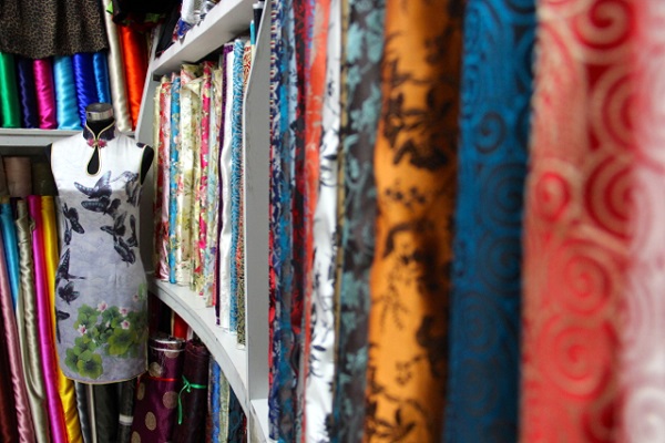 South Bund Fabric Markets - cheongsam silk