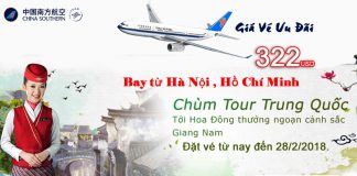 Ưu đãi chùm tour Trung Quốc của China Southern Airlines chỉ từ 322 USD