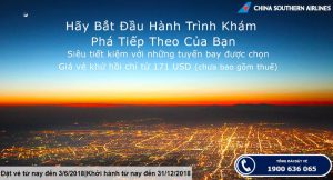 Khuyến mại China Southern Airlines