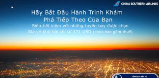 Khuyến mại China Southern Airlines