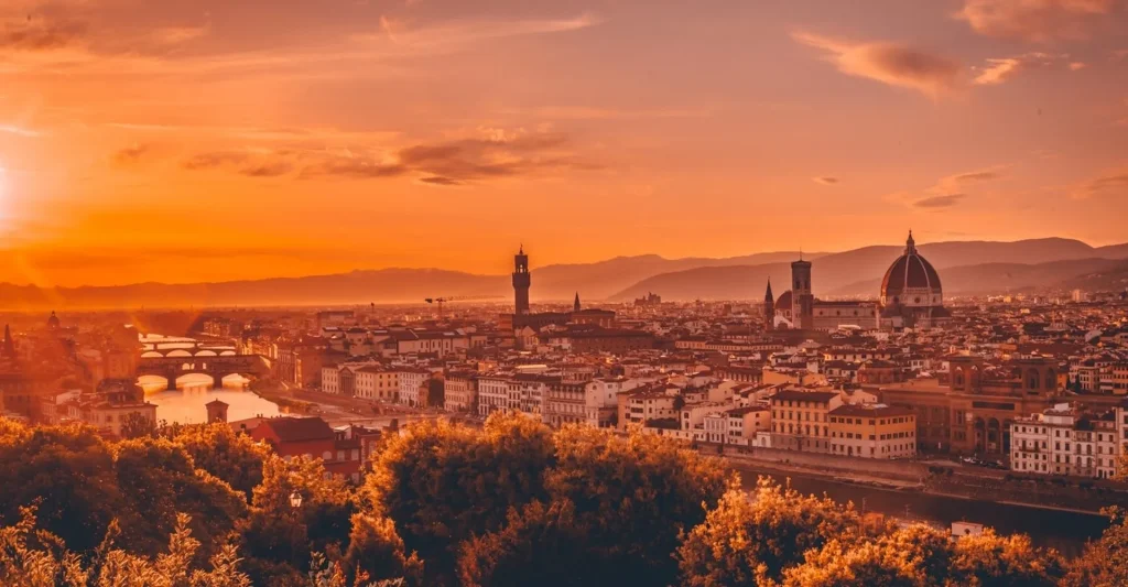 Vì sao nên ngắm hoàng hôn ở Florence